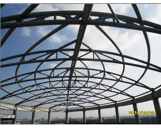 阜新中煤朔州宾馆管桁架工程