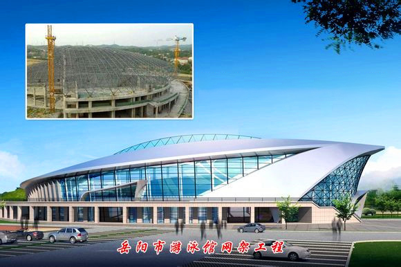 阜新游泳池网架